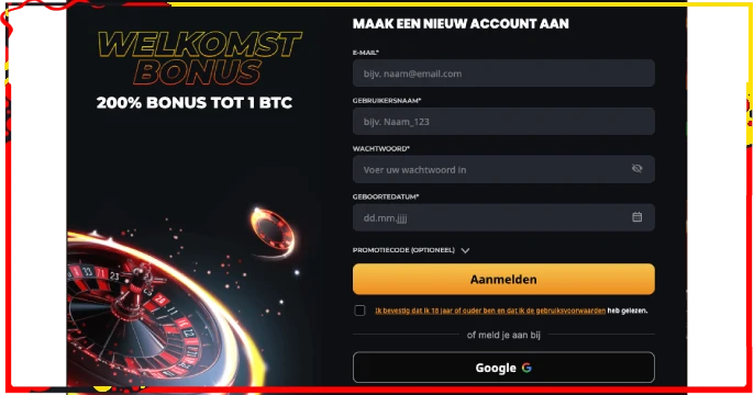 Instant Casino Registratieproces banner